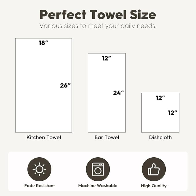 Artoid Mode Blue Star Xmas Tree Merry Christmas Bar Kitchen Towels, 12x24 Inch Quick Dry Microfiber Cloth Dish Towels for Kitchen Drying Set of 2