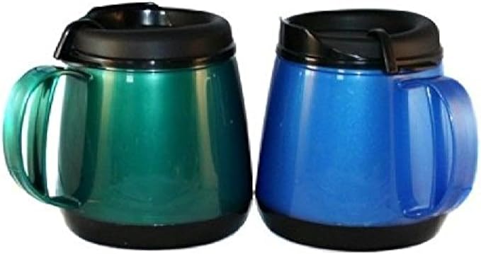 Two 20oz. Foam Insulated Wide Body ThermoServ Mugs New