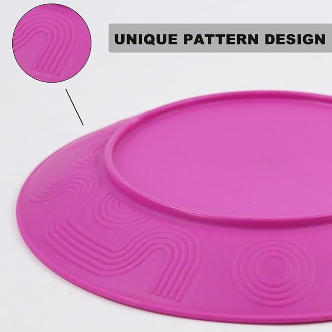 Wheat Straw Dishes Set 40 PCS,Shatterproof Dinnerware Sets for 8,Microwave Safe Dining Set,Plate Sets,Bowl Sets,Stackable and Lightweight Dinner Plates for RVs,Camping,Travel (Pink Matte)