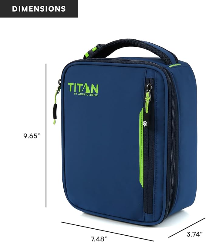 Titan Fridge Cold Upright Lunch Box With 2 250g Ice Walls®, Nightfall
