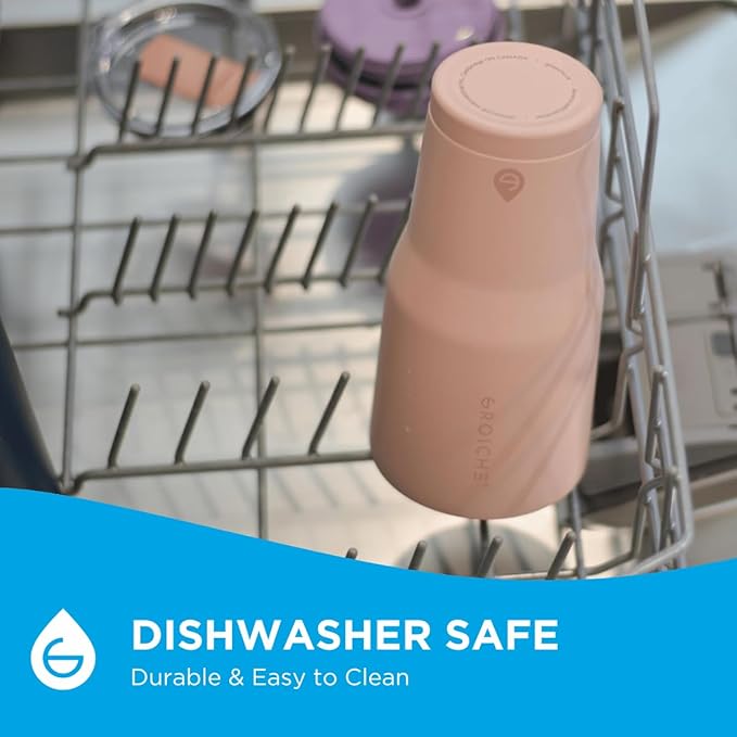 GROSCHE Yukon 30 oz Insulated Coffee Mug with Lid - Durable Travel Mug, Stainless Steel Tumblers, Vacuum Insulated Coffee Tumbler for Hot or Cold Beverages - BLUE