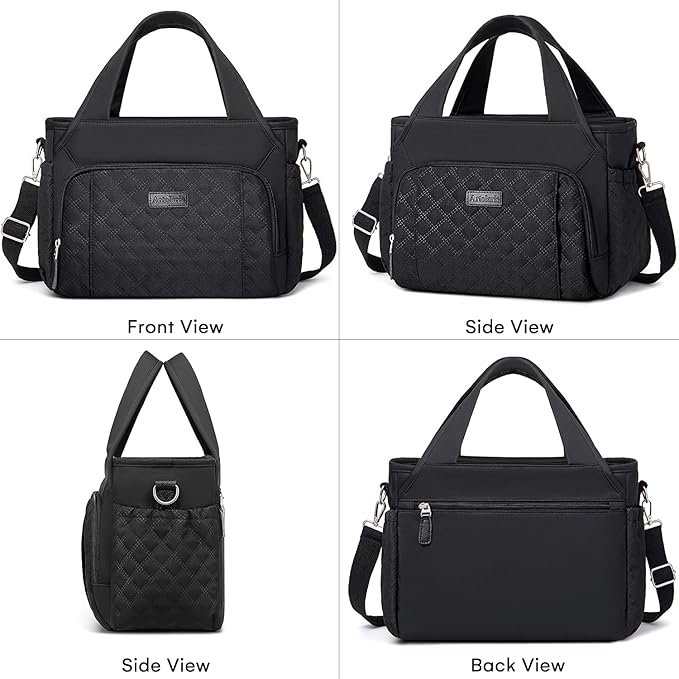 Artelaris Insulated Lunch Bag for Women,Leak-Proof Cooler Lunch Box, Cooling Tote for Adult,with 7 Pockets,Adjustable Strap(15 Liters)