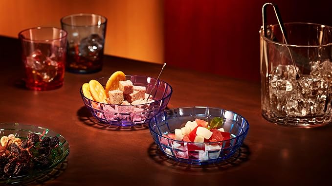 SCANDINOVIA - 13oz Unbreakable Premium Bowls Set Of 6 - Made in Japan - Super Grade Acrylic Plastic - Perfect for Gifts - Dishwasher Safe - Serving Ice Cream Candy Cereal Cereal Popcorn Salad Reusable