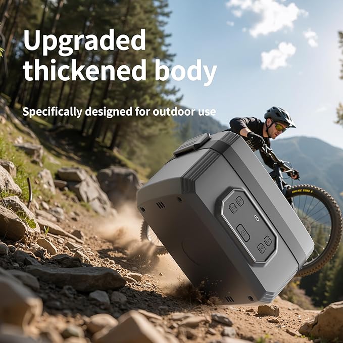 VVU&CCO Portable Electric Lunch Box for Adults with Timer,Rechargeable Self Heating Lunch Box for Men with 1.2L SS Container,21,000mAh Battery Powered, Convenient for Work/Travel/Camping