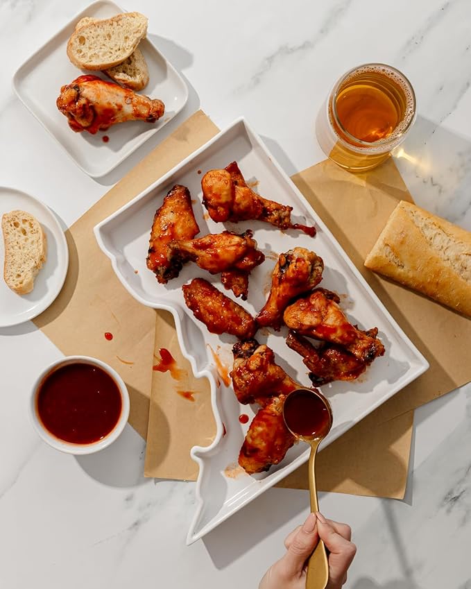 Washington DC Shaped Baking Dish Serving Platter or Decorative Tray Charming Porcelain Bakeware Oven Microwave and Dishwasher Safe