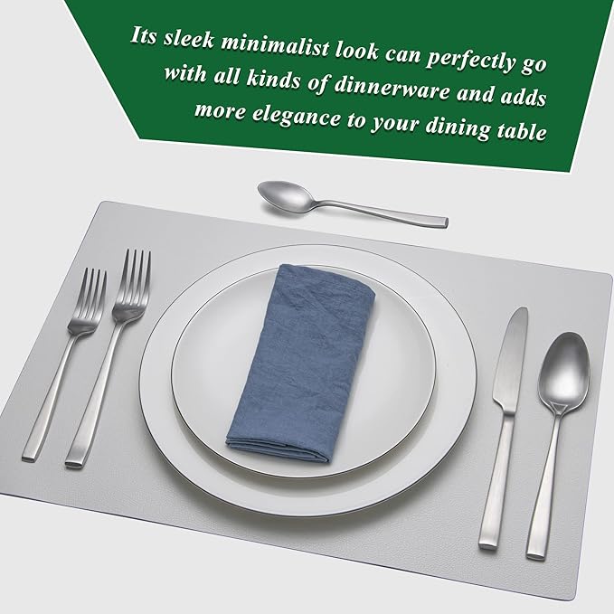 40 Piece Silverware Set Service for 8, EIUBUIE Premium Stainless Steel Cutlery Set, Matte Finish Flatware Sets Durable Solid, Modern Kitchen Tableware Eating Utensil Sets Include Spoons Forks Knives