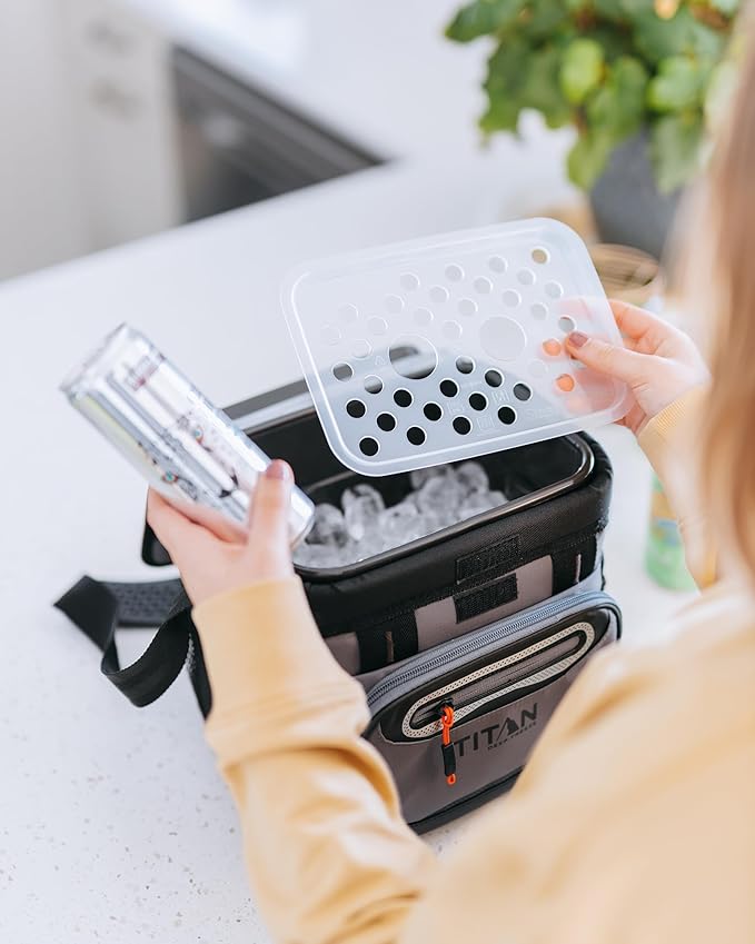 Titan by Arctic Zone Deep Freeze Cooler - Zipperless Hardbody Cooler - Deep Freeze Insulation, HardBody Liner, and SmartShelf