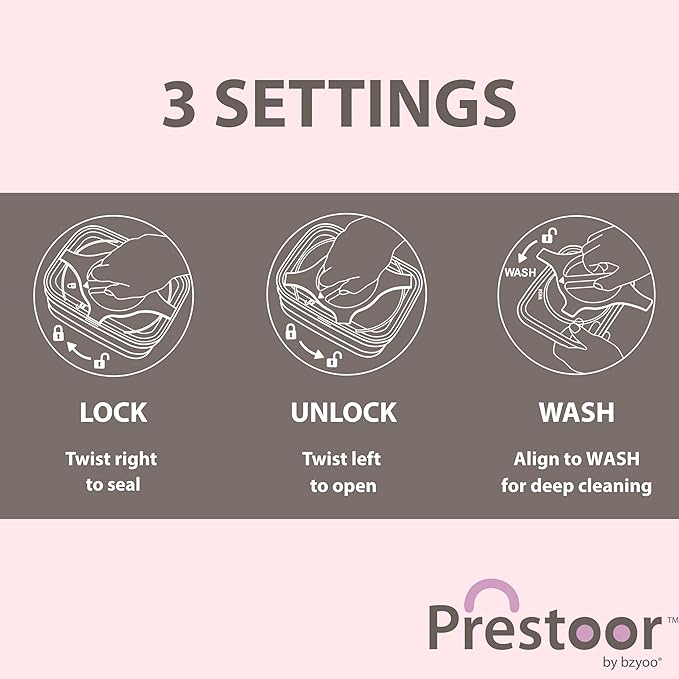 Bento Box 25.5oz 3 Cups Leakproof Salad and Meal Prep Container Twistlock Lid Reusable BPA-Free Portable Microwave and Dishwasher Safe for Work Lunch (Pink)