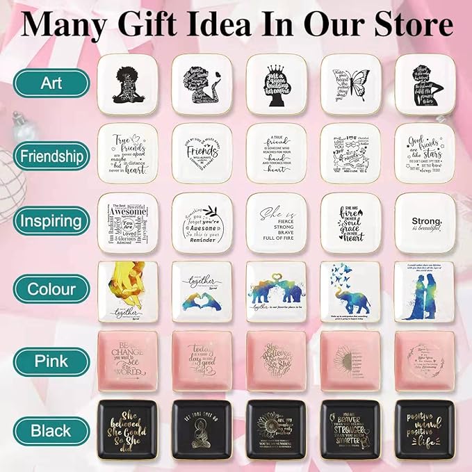 to My Grandma Saying Ceramic Ring Dish Decorative Jewelry Tray for Grandma, Unique Grandma Birthday Christmas Meaningful Gifts for Grandma from Grandchild - It’s A Special Bond