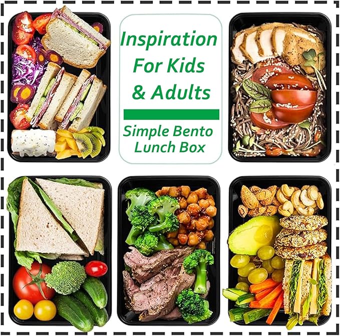 50-Pack Meal Prep Containers, 26 OZ Microwavable Reusable Food Containers with Lids for Food Prepping, Disposable Lunch Boxes, Plastic Food Boxes- Stackable, Freezer Dishwasher Healthy