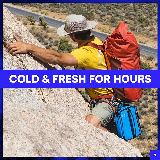 Titan High Performance Insulated Expandable Lunch Pack, Process Blue