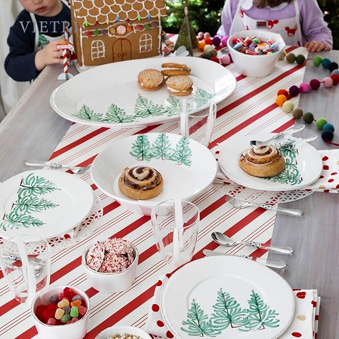 Vietri Melamine Lastra Holiday Unbreakable Stacking Soup/Cereal Bowl, Dining/Kitchen Deep Dish