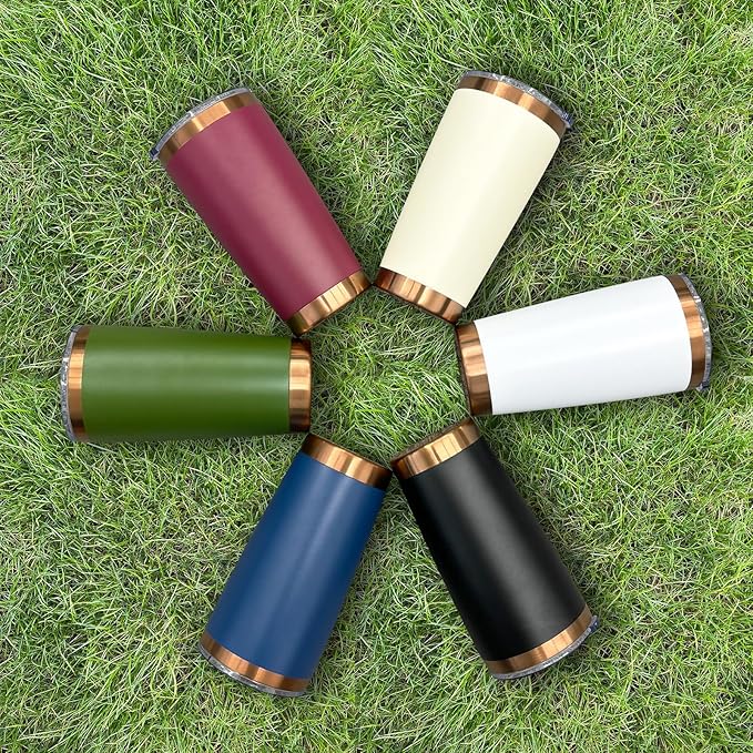 20 oz Tumbler Bulk 12 Pack Stainless Steel Tumblers with Lids and Straws, Double Wall Vacuum Insulated Travel Coffee Mug for Laser Engrave, Powder Coated Cups Hot and Cold Drinks (Army Green,12 pack)