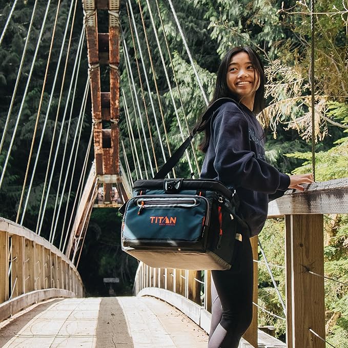 Titan by Arctic Zone Deep Freeze Cooler - Zipperless Hardbody Cooler - Deep Freeze Insulation, HardBody Liner, and SmartShelf