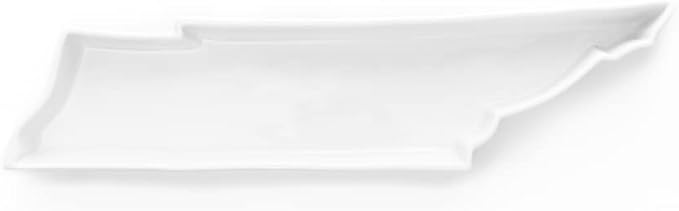 Tennessee Shaped Baking Dish, Serving Platter or Decorative Tray Charming Porcelain Bakeware Oven Microwave and Dishwasher Safe