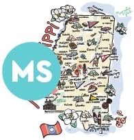 Swig Life 22oz Travel Mug, Insulated Tumbler with Handle and Lid, Travel Coffee Mug, Cup Holder Friendly, Stainless Steel 22 oz Tumbler, Reusable Insulated with Lid (Mississippi)