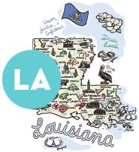 Swig Life 22oz Travel Mug, Insulated Tumbler with Handle and Lid, Travel Coffee Mug, Cup Holder Friendly, Stainless Steel 22 oz Tumbler, Reusable Insulated with Lid (Louisiana)