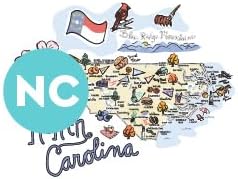 Swig Life 40oz Mega Mug, 40oz Tumbler with Handle and Straw, Extra Large Insulated Tumblers, Cup Holder Friendly Travel Mug (North Carolina)