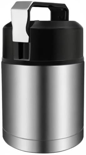 28oz Soup Thermos, Stainless Steel Thermos for Hot Food, Wide Mouth Food Thermos Jar, Insulated Lunch Container Leak Proof Vacuum Thermal Flask (silver)