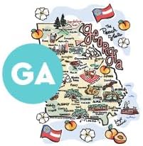 Swig Life 22oz Travel Mug, Insulated Tumbler with Handle and Lid, Travel Coffee Mug, Cup Holder Friendly, Stainless Steel 22 oz Tumbler, Reusable Insulated with Lid (Georgia)