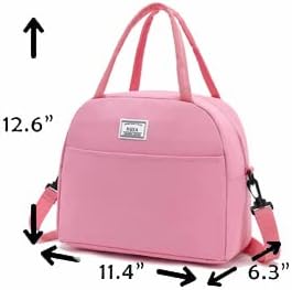 XQXA Lunch Bag Reusable Insulated Cooler Water Resistant Lunch Box Adult Tote Lunch Bag for Women/Men Work Picnic Beach or Travel