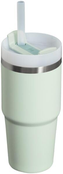 STANLEY Quencher H2.0 Tumbler with Straw 14 oz | Flowstate 3-Position Lid | Cup Holder Compatible for Travel | Insulated Stainless Steel Cup | BPA-Free | Mist