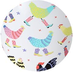 Swig Life 22oz Travel Mug, Insulated Tumbler with Handle and Lid, Travel Coffee Mug, Cup Holder Friendly, Stainless Steel 22 oz Tumbler, Reusable Insulated with Lid (Funky Chicken)