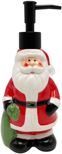 3 Piece Santa Napkin Tray Set, Festive Christmas Decor for Bathroom Holiday Entertaining, Decorative Napkin Holder Red