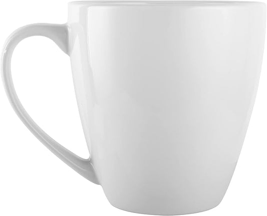 39oz Large Coffee Mug Ceramic Tea Cup for Office and Home Big Capacity with Handle also for Soup, Cereal and Salad (white)