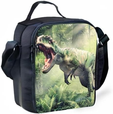 CARBEEN 3D Animal Dinosaur Cat Shark Husky and Dolphin Insulated Lunch Box Cooler Bag (DINOSAUR5)