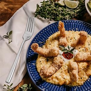 Silverware Set,18/10 Stainless Steel 12Piece Silverware Set with Knives Spoon Forks Set for Home, Kitchen and Restaurant, Mirror Polished& Dishwasher Safe