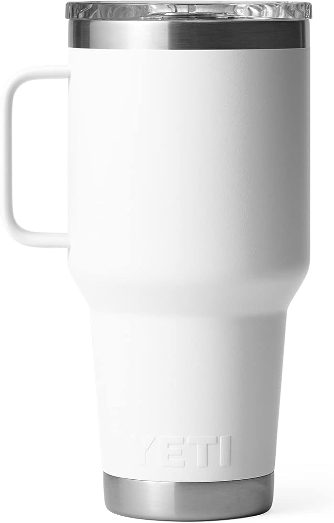 YETI Rambler 30 oz Travel Mug, Stainless Steel, Vacuum Insulated with Stronghold Lid