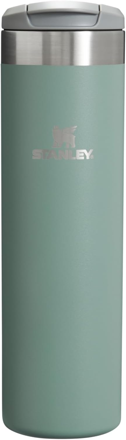 Stanley AeroLight Transit Bottle 20 oz | Locking Drink Through Lid | Leak Resistant Water Bottle or Coffee Travel Mug | Lightweight Insulated Stainless Steel | BPA-Free | Shale