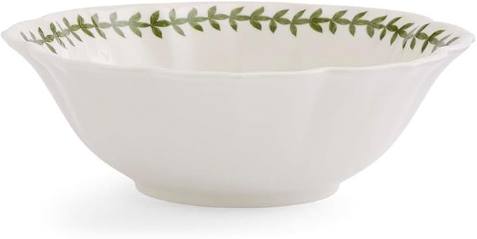 Portmeirion Botanic Garden Lotus Blossom Bowl, Set of 4 - African Daisy Floral Design - 6" Porcelain Dishes for Breakfast, Snacks, Sides or Desserts - Microwave, Oven, Freezer & Dishwasher Safe