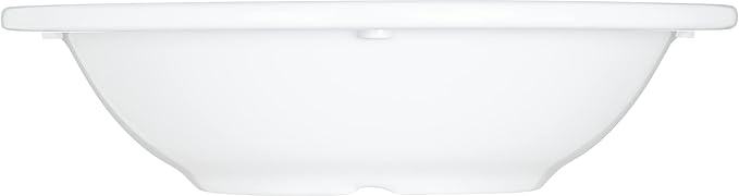 Carlisle FoodService Products Kingline Reusable Plastic Bowl Grapefruit Bowl for Home and Restaurant, Melamine, 10 Ounces, White, (Pack of 48)