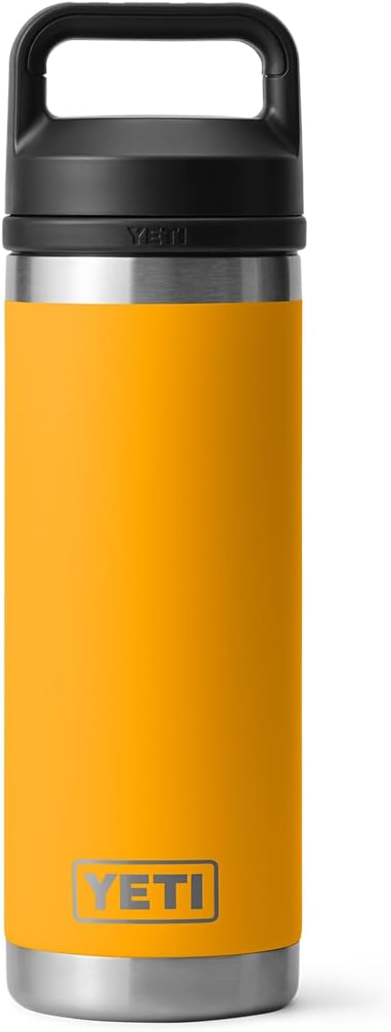 YETI Rambler 18 oz Bottle, Leakproof, Vacuum Insulated, Stainless Steel with Chug Cap, Beekeeper