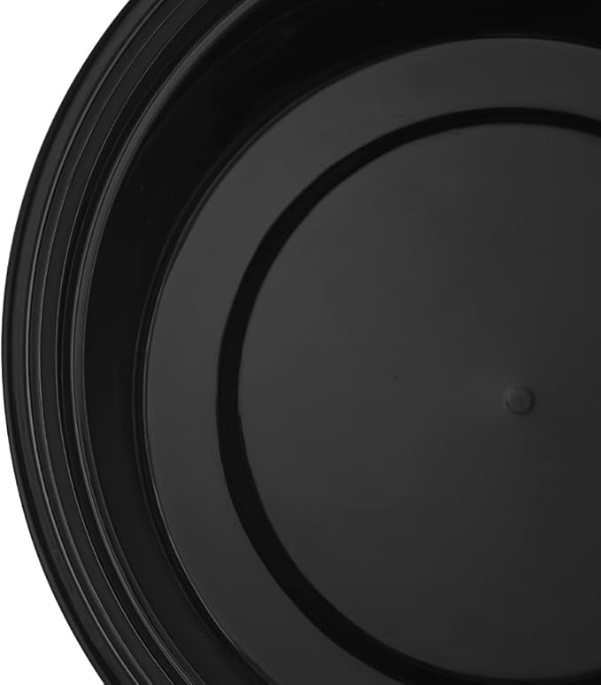 TIYA Food Containers – 24 oz Bulk 150 Pack with Lids – Plastic Food Storage To-Go Round Bowls – Reusable, Microwavable, Dishwasher Safe – Leak-Proof and Great for Meal Prep – BPA-Free