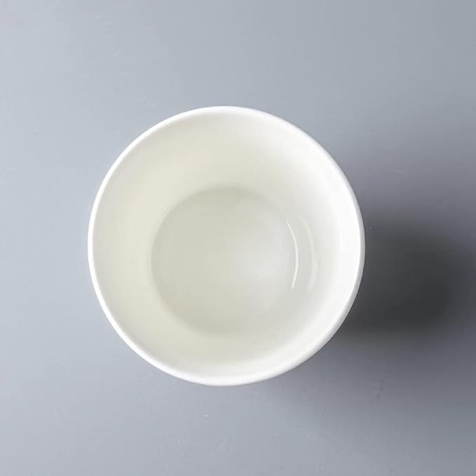 Solid Color Vertical Stripe Ceramic Mug Domestic Couple Water Cup Restaurant Beverage Shop Coffee Cup Simple Black and White Cup. (White & A)