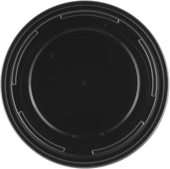 TIYA Food Containers – 48 oz Bulk 150 Pack with Lids – Plastic Food Storage To-Go Round Bowls – Reusable, Microwavable, Dishwasher Safe – Leak-Proof and Great for Meal Prep - BPA-Free