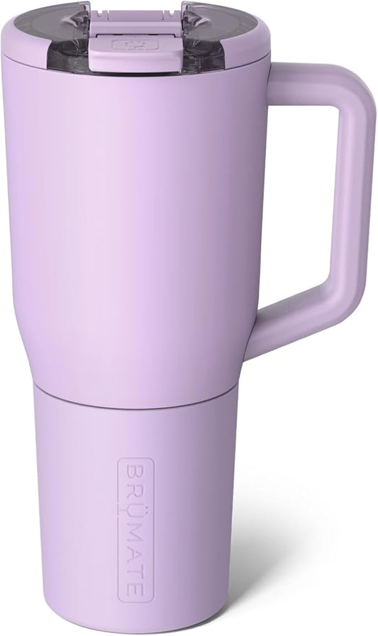 BrüMate Müv - 35oz 100% Leak Proof Insulated Coffee Mug with Handle & Lid - Stainless Steel Coffee Travel Mug - Double Walled Coffee Cup (Lavender)