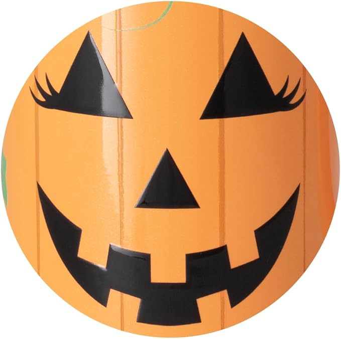 Swig Life 22oz Travel Mug, Hallowen Insulated Tumbler with Handle and Lid, Travel Coffee Mug, Cup Holder Friendly, Stainless Steel 22 oz Tumbler, Reusable Insulated with Lid (Boo Crew Pumpkin)