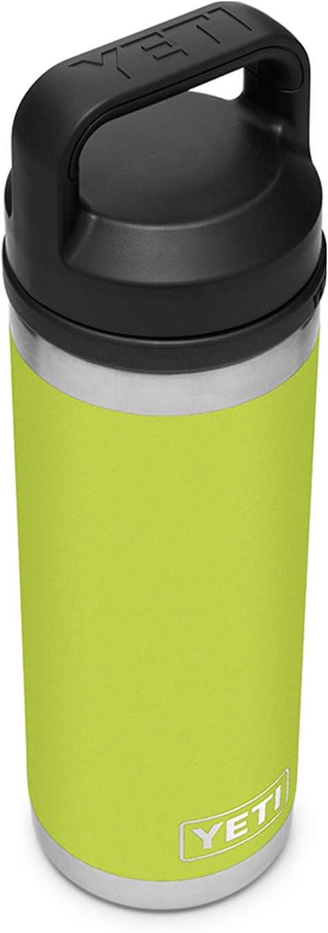 YETI Rambler 18 oz Bottle, Vacuum Insulated, Stainless Steel with Chug Cap, Chartreuse