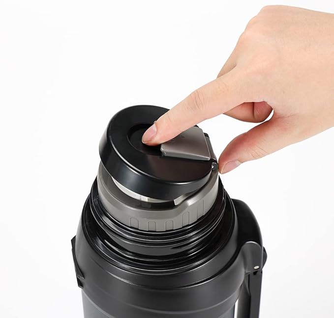 85oz Large Coffee Thermoses for Travel - Insulated Water Jug Classic Vacuum Bottle with Plastic Cup - Stainless Steel Thermos for Hiking Fishing