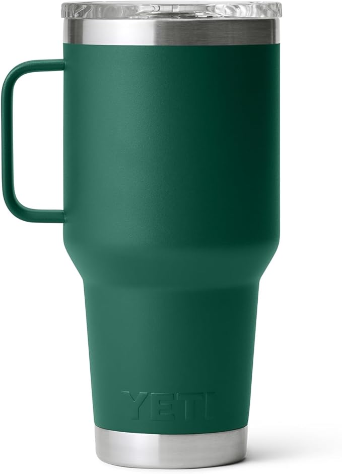 YETI Rambler 30 oz Travel Mug, Stainless Steel, Vacuum Insulated with Stronghold Lid