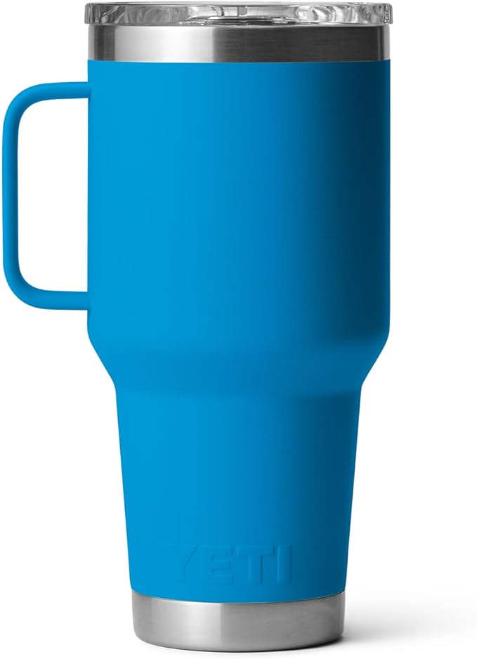 YETI Rambler 30 oz Travel Mug, Stainless Steel, Vacuum Insulated with Stronghold Lid