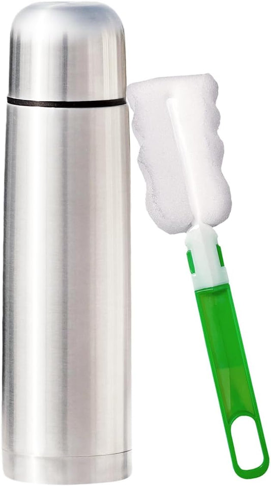 Best Stainless Steel Coffee Thermo | BPA Free & Triple Wall Insulated | Hot Water & Cold Drinks for Hours | Perfect for Biking, Backpack, Camping, Office | Fits Most Car Cupholders (500 ML)