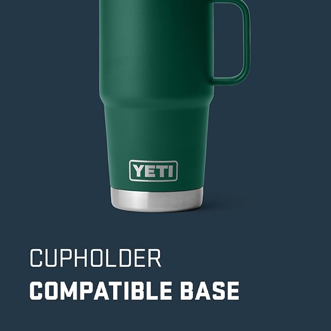 YETI Rambler 20 oz Travel Mug, Stainless Steel, Vacuum Insulated with Stronghold Lid
