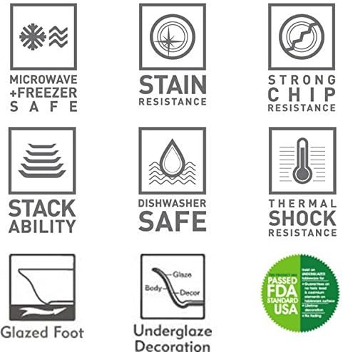 Tudor Royal Collection 24-Piece Round Dinnerware Set, Service for 6, Rosemary Design, Summer Flowers, Plates Bowls Mugs Dishes, High-Gloss Premium Quality