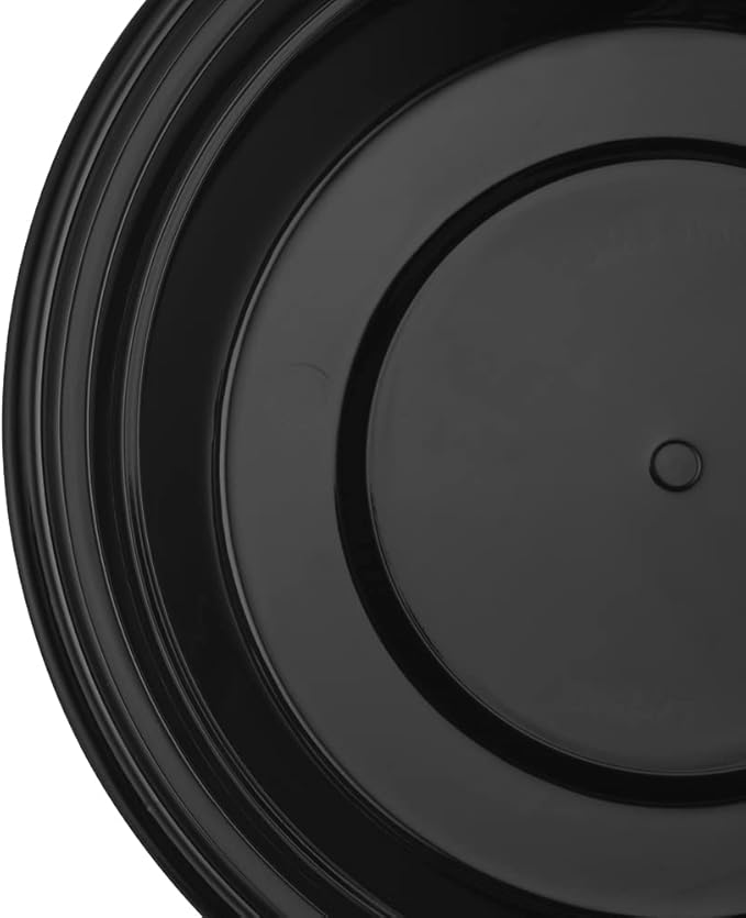 TIYA Food Containers – 16 oz Bulk 150 Pack with Lids – Plastic Food Storage To-Go Round Bowls – Reusable, Microwavable, Dishwasher Safe – Leak-Proof and Great for Meal Prep – BPA-Free