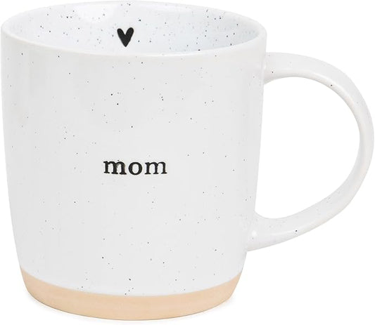 UnBoxMe Mom Heart Mug - Heartfelt Mother's Day Gift | Sentimental Coffee Cup for Mom, Grandma | Minimalist Ceramic Design with Subtle Heart | Dishwasher Safe